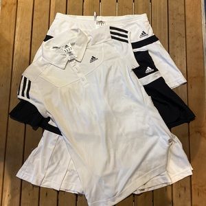 3 tennis skirt size M and one tennis shirt size M